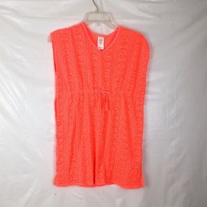 Wonder Nation Peach swim suit cover up